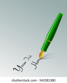 Quill pen