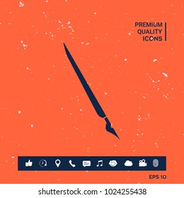 Quill pen, fountain pen icon