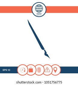 Quill pen, fountain pen icon