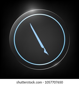 Quill pen, fountain pen icon