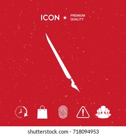 Quill pen, fountain pen icon