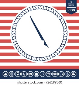 Quill pen, fountain pen icon