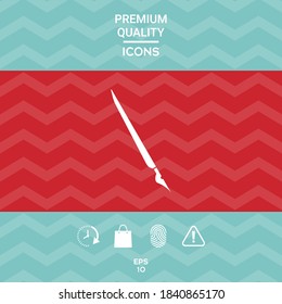 Quill pen, fountain pen icon. Graphic elements for your design