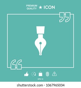 Quill pen icon