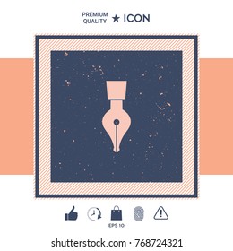 Quill pen icon