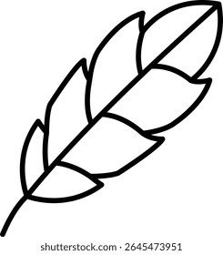 Quill vector icon. Can be used for printing, mobile and web applications.