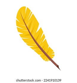 Quill vector illustration. Papyrus or parchment scroll isolated on white background. Literature concept