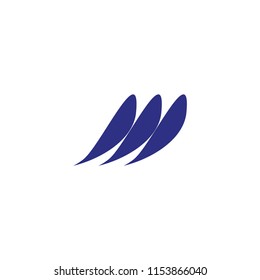 quill vector logo. letter w with quill vector. abstract quill vector