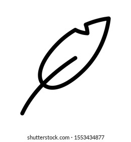 quill vector thin line icon