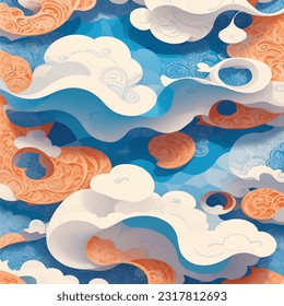 Quilled Paper Symphony 3D Vector Illustration with Harmonious Paper Craft