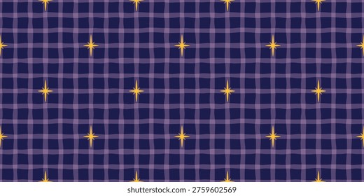 Quilt cute patchwork with spring floral seamless for kawaii star night. Pattern cover coquette with background holiday stripe for cottagecore print kid. Color bg quilt with illustration.