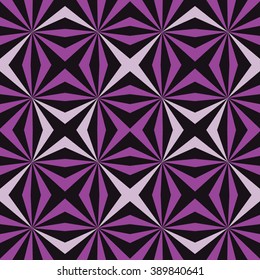 Quilt violet, black and white seamless pattern, vector