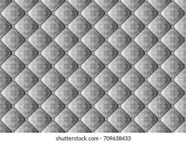 quilted background, seamless pattern with vintage ornaments