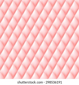 Quilted seamless pattern  Pink color vector illustration 