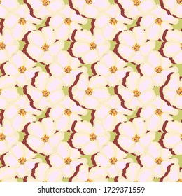 Modalidades sin costura de las flores de grano. Ilustración vectorial EPS10.