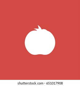 quince icon. sign design. red background