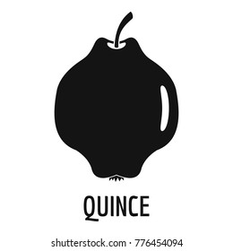 Quince icon. Simple illustration of quince vector icon for web