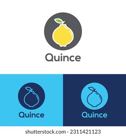 Quince logo design vector template,