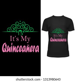 Quinceanera T shirt Design