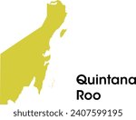 Quintana Roo State in Mexico map