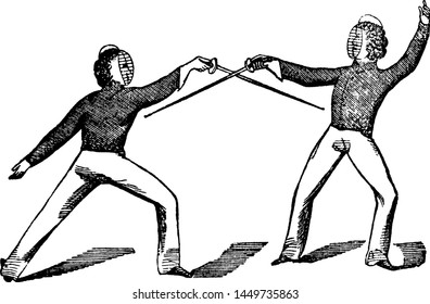 Quinte vintage engraved illustration drawing. 