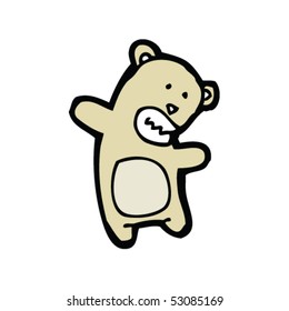 dibujo de oso peculiar