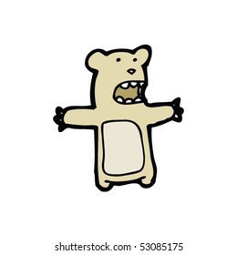 dibujo de oso peculiar