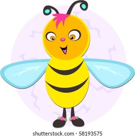 Quirky Bee Vector