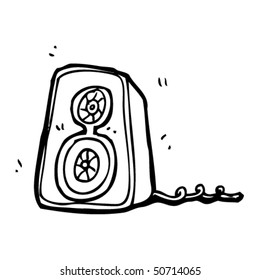 quirky drawing of an amplifier