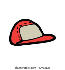 dibujo peculiar de una gorra de béisbol