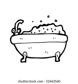 dibujo peculiar de un baño