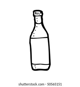 dibujo peculiar de la botella