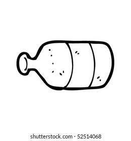 dibujo peculiar de la botella