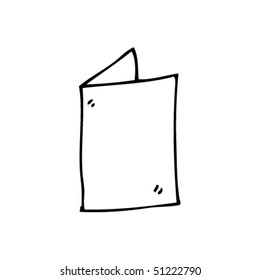 extravagante dibujo de una carta