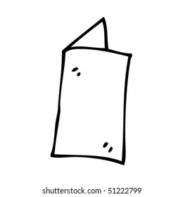 quirky drawing of a card