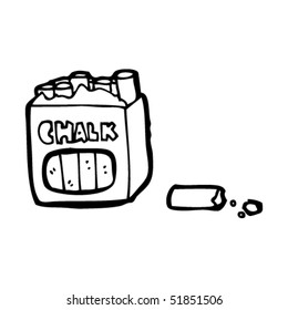 quirky drawing of chalk