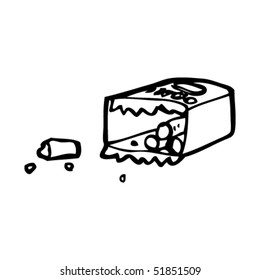 quirky drawing of chalk