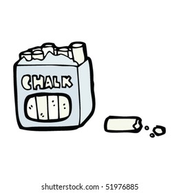 quirky drawing of chalk