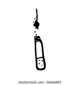 quirky drawing of a cigarette