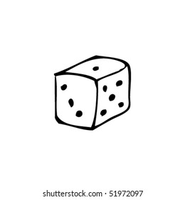 estrafalario dibujo de dados