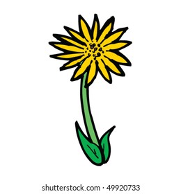 dibujo peculiar de una flor