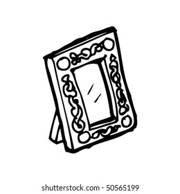quirky drawing of a frame