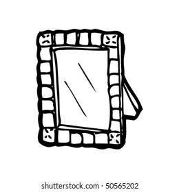 dibujo peculiar de un marco