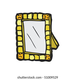 quirky drawing of a frame