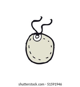 quirky drawing of a gift tag