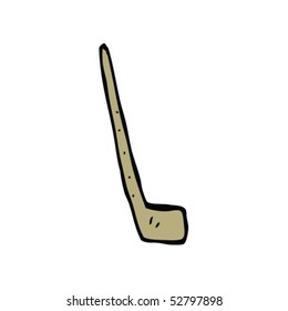 quirky drawing of a hockey stick