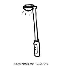 dibujo peculiar de una farola
