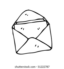 quirky drawing of a letter