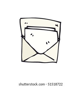 quirky drawing of a letter