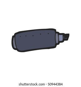 quirky drawing of a marker pen